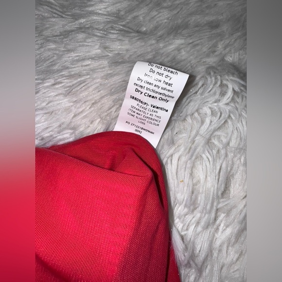 NWOT House of CB Valentina Scarlet Red Cutout Midi Dress sz XS PLUS CUP - Picture 9 of 11